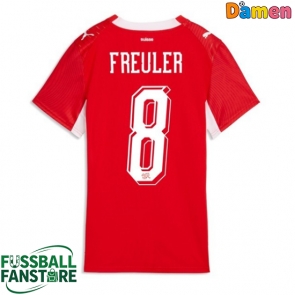 Schweiz Ruben Vargas #17 Replik Heimtrikot Damen WM 2026 Kurzarm